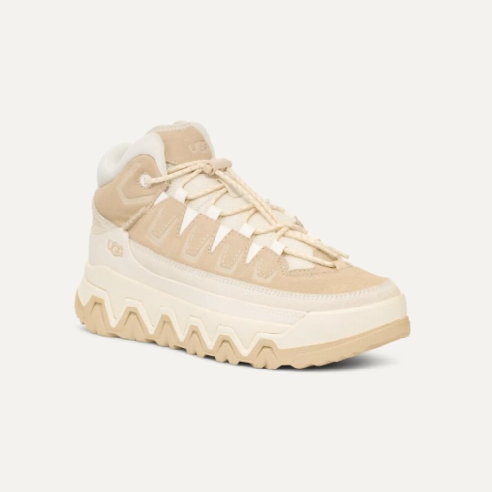 NEW UGG Suede Captrail High Top Platform Sneakers for women  Light Beige 7255j3 - Picture 8 of 10